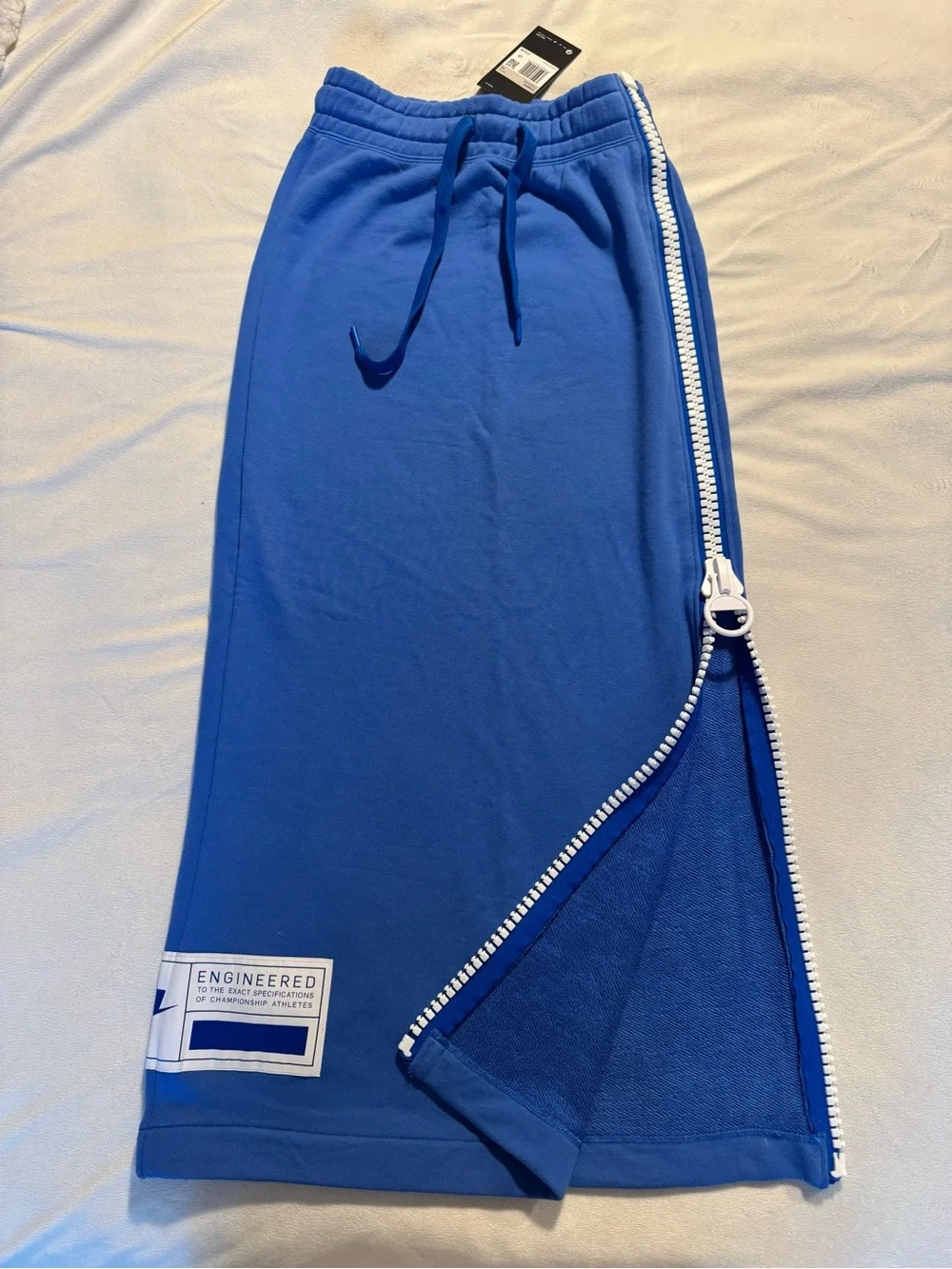 Nike Royal Blue Drawstring Maxi Skirt